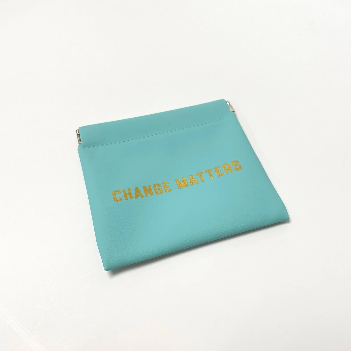 Change Matters Coin Snap Top Pouch