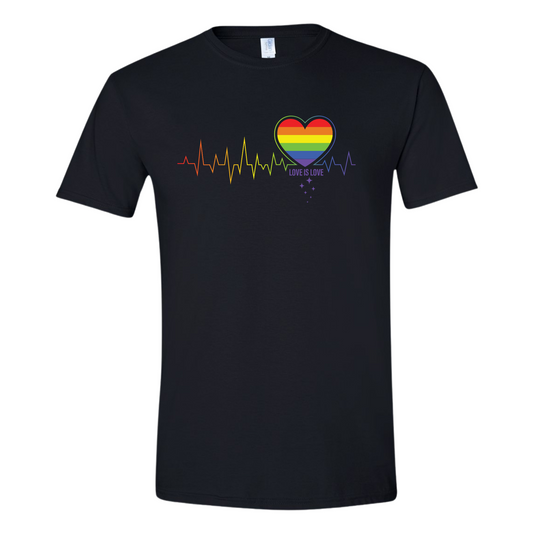 Love Is Love Heartbeat T-Shirt