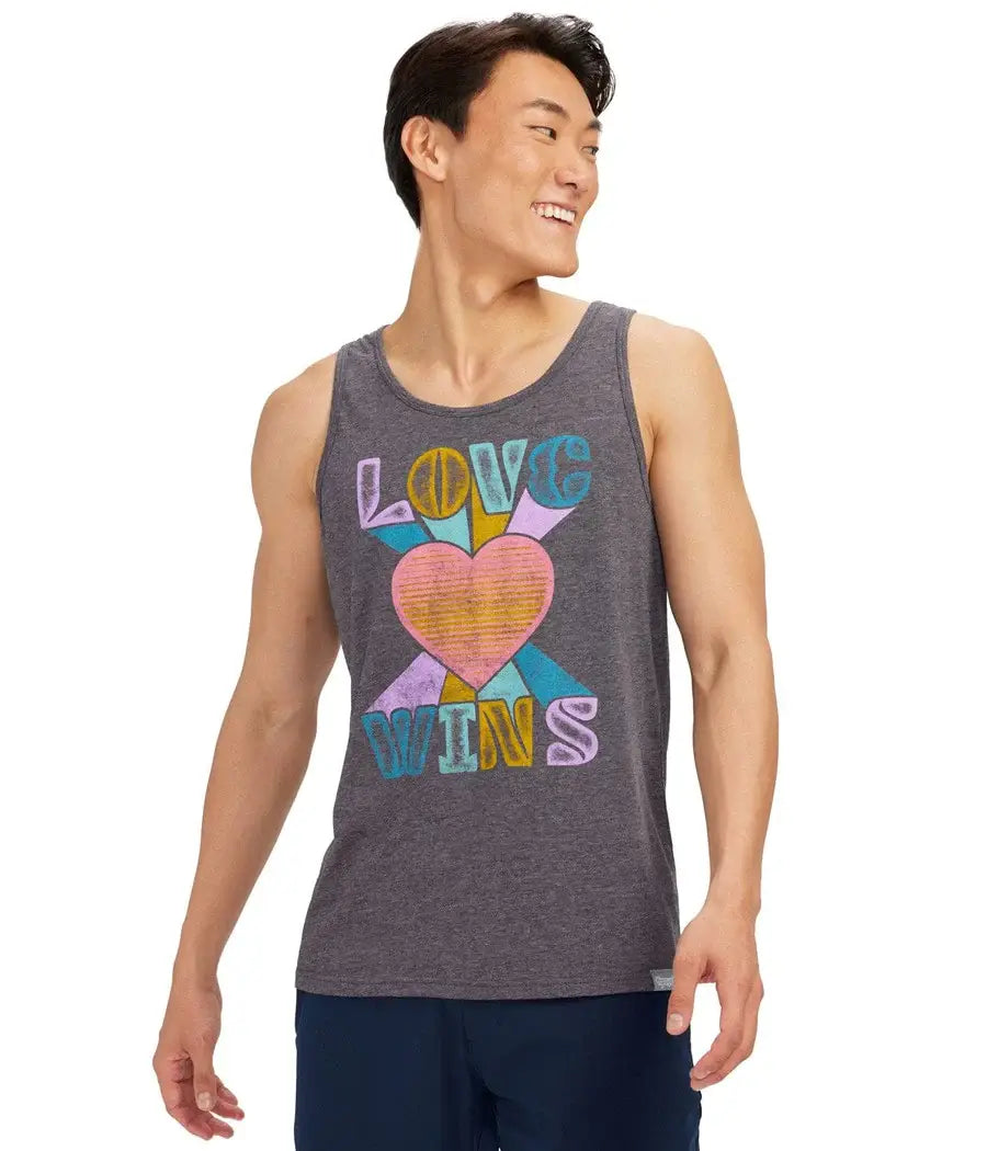 Retro Love Wins Tank Top Masc Cut