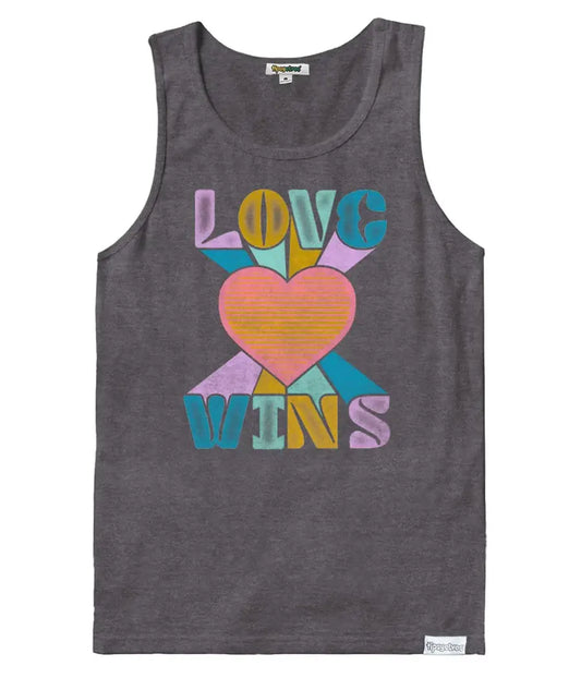 Retro Love Wins Tank Top Masc Cut