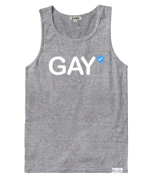 Verified Gay Tank Top Masc Cut