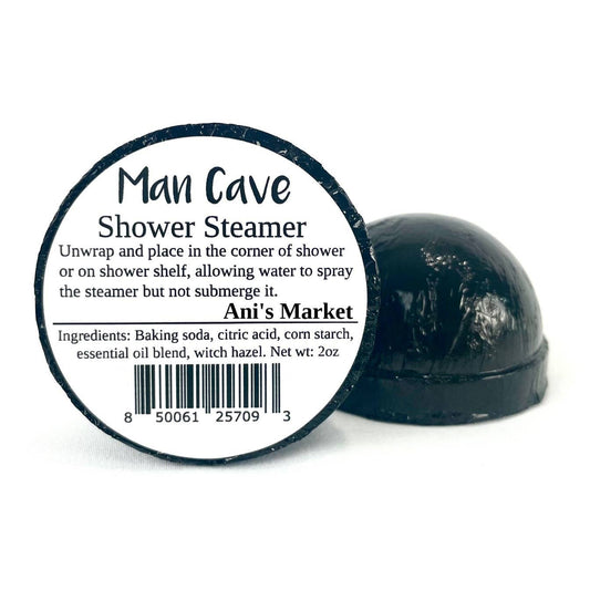 Natural Aromatherapy Essential Oil Shower Steamers Handmade: Man Cave - sandalwood & lime