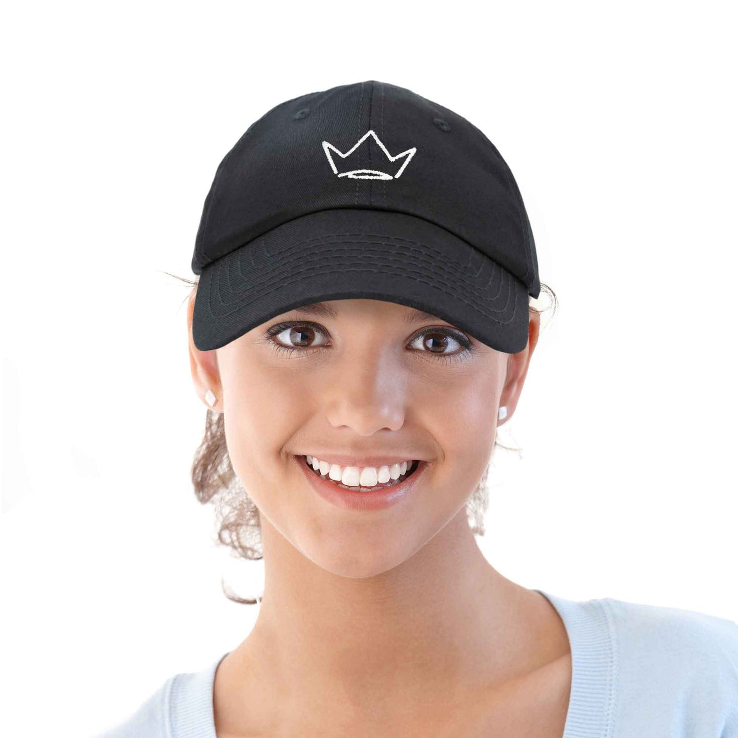 Embroidered Crown Hat