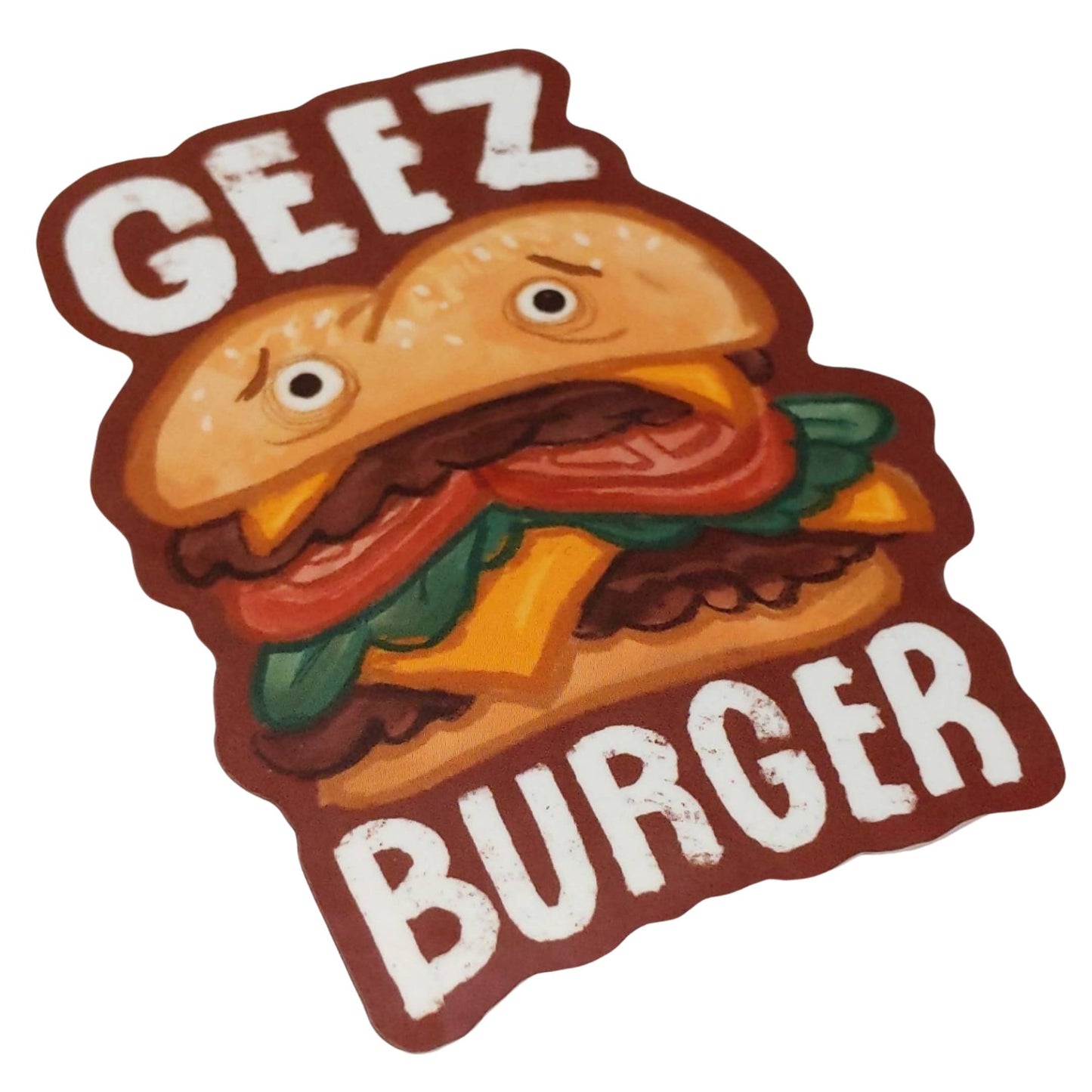 Geez Burger Sticker