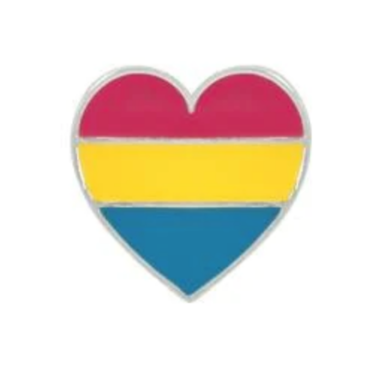 Pan Pride Heart Pin