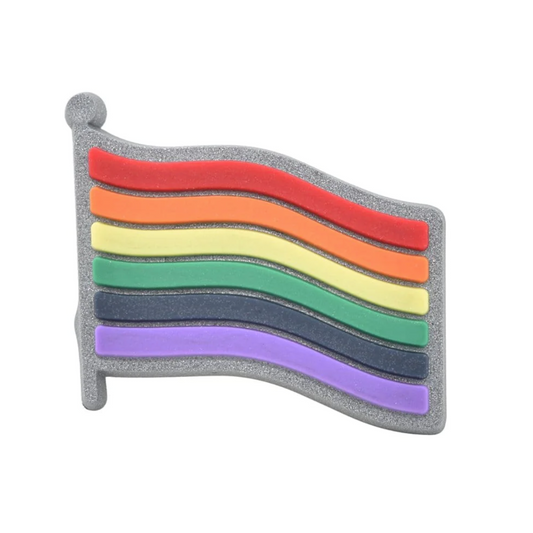 Rainbow Pride Silicone Flag Pin