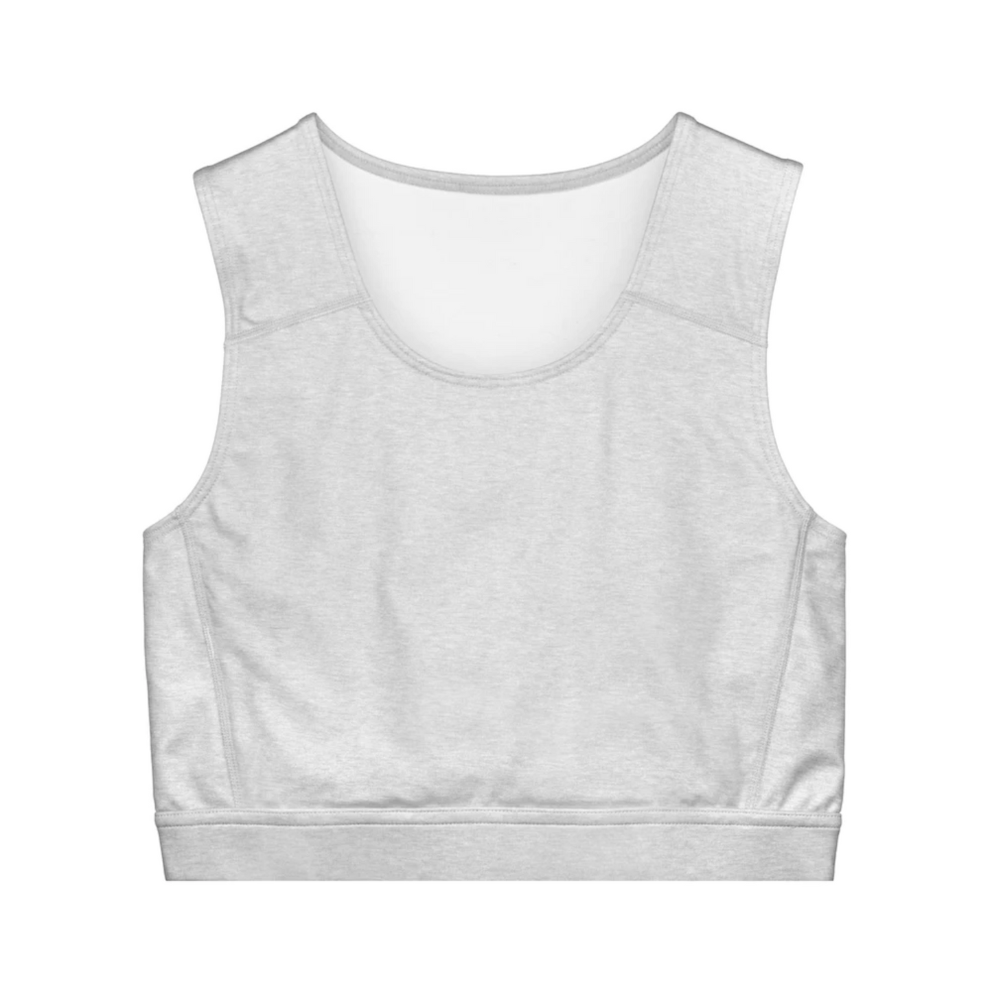 Compression Top - Light Marle Gray