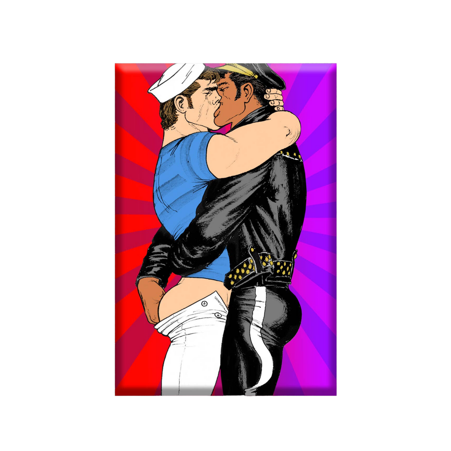 Tom of Finland Kiss Pow Magnet