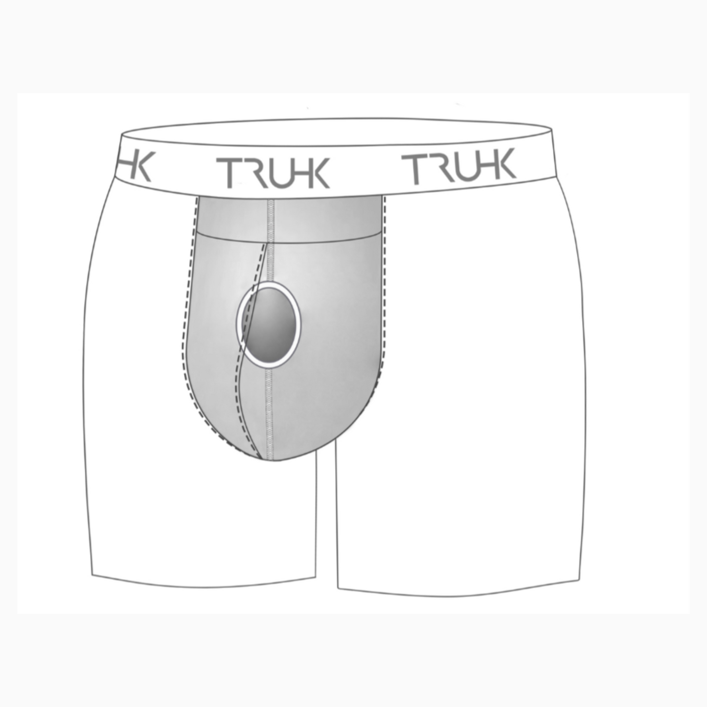 TRUHK - Turquoise Pouch Front Boxer STP/Packing Underwear
