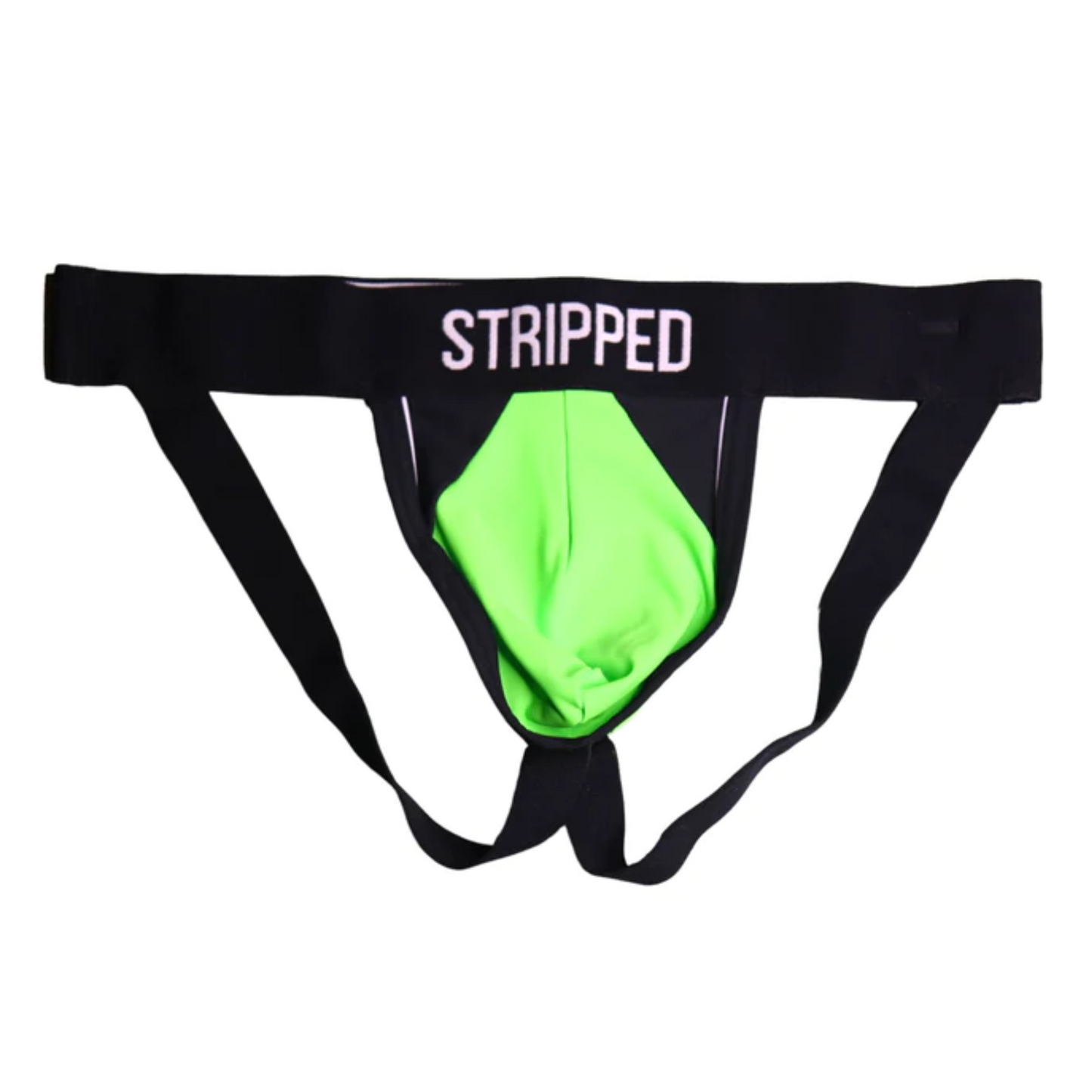 Green Jockstrap (clean font) - Body: By Stripped