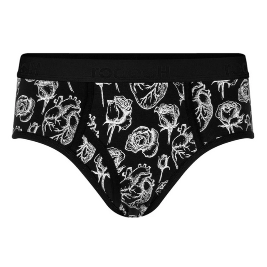 Top loading Brief Packer Underwear - Hearts and Roses