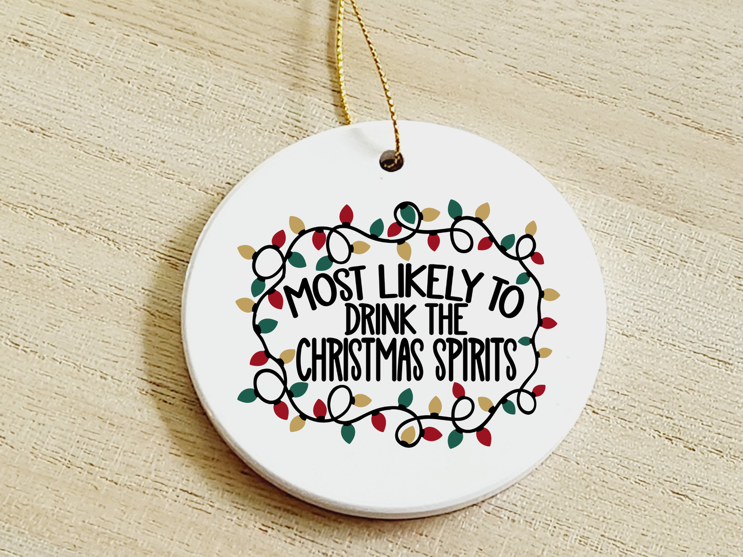 Drink Spirits Ornament