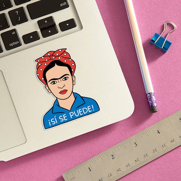 Frida Sí Se Puede Die Cut Sticker