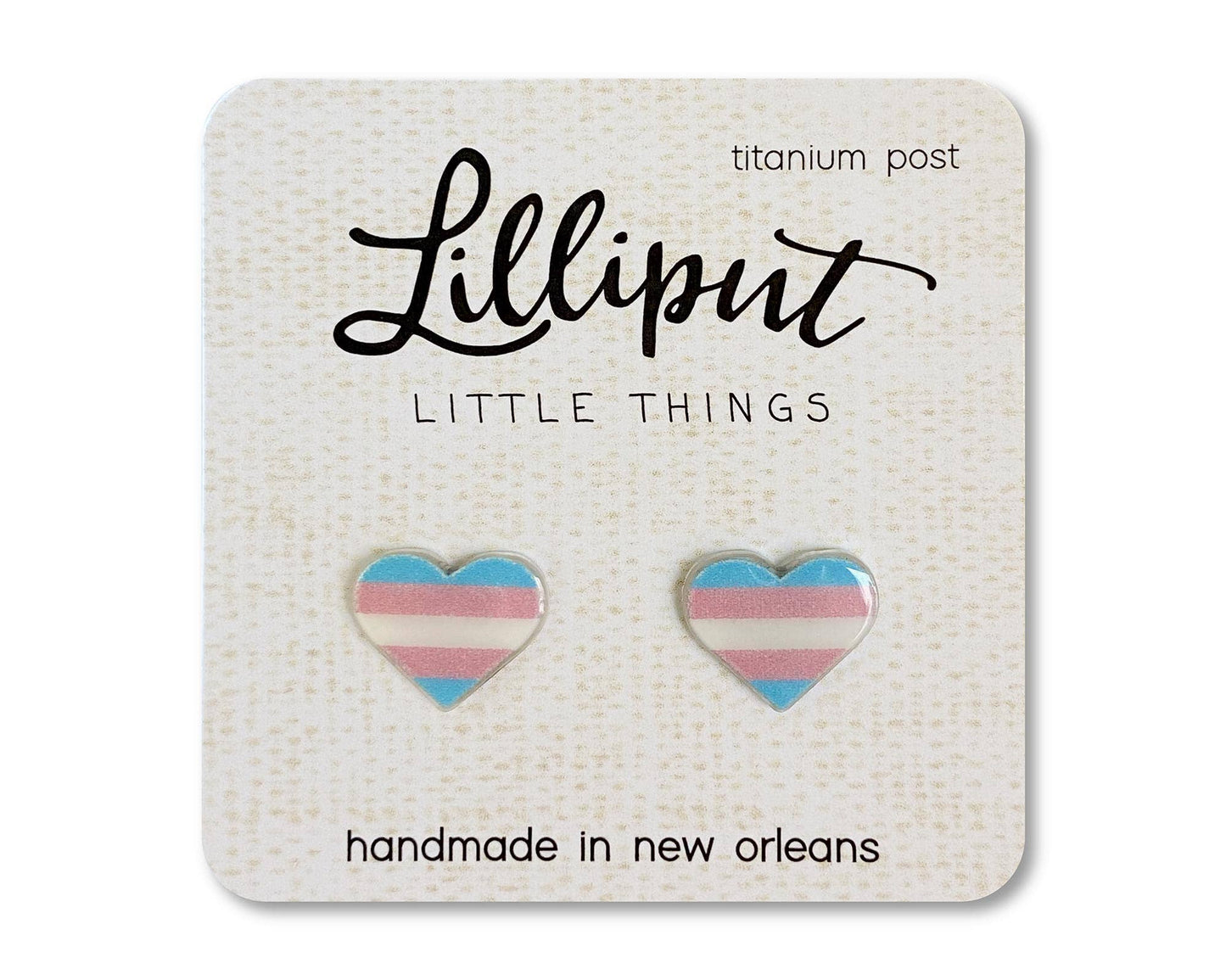 Pride Earrings: Lesbian Pride Heart