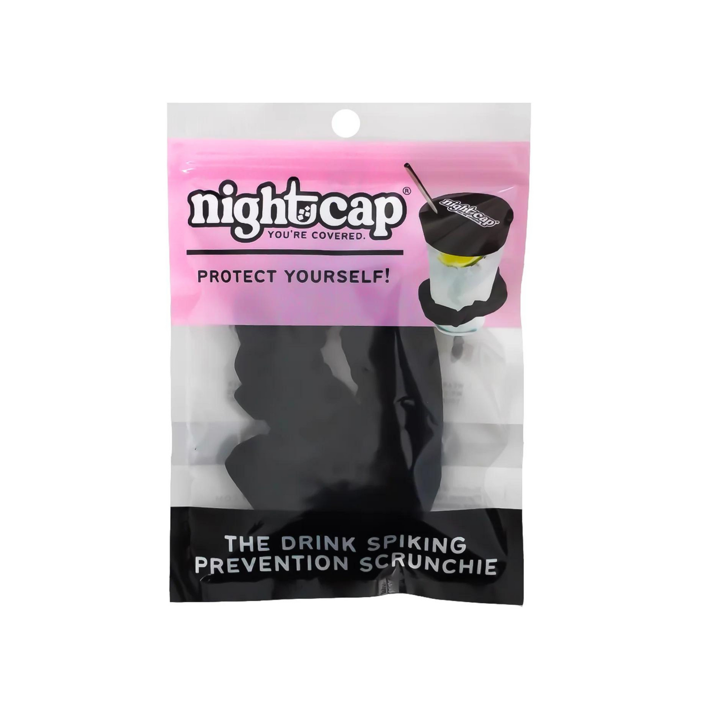 NightCap Scrunchie Drink Cover