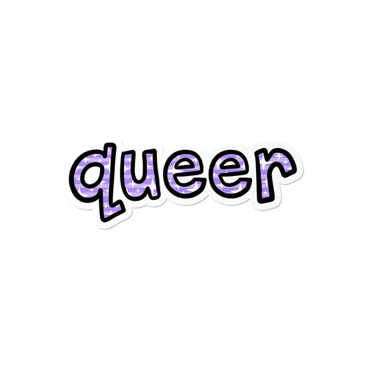 Queer Waterproof LGBTQ+ Sticker