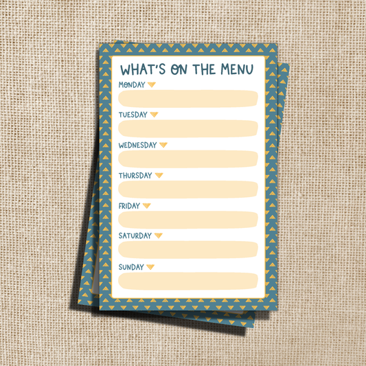 What’s on the Menu Meal Planner Notepad - 4x6"