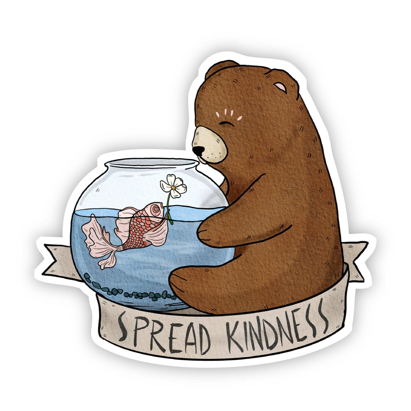 Spread Kindness Cute Sticker