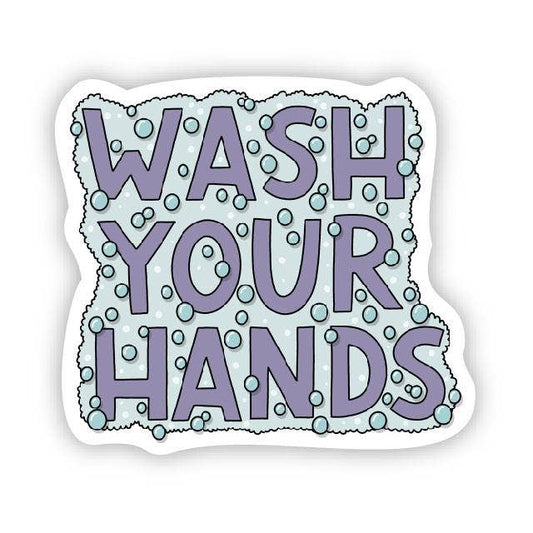 Wash your hands sticker