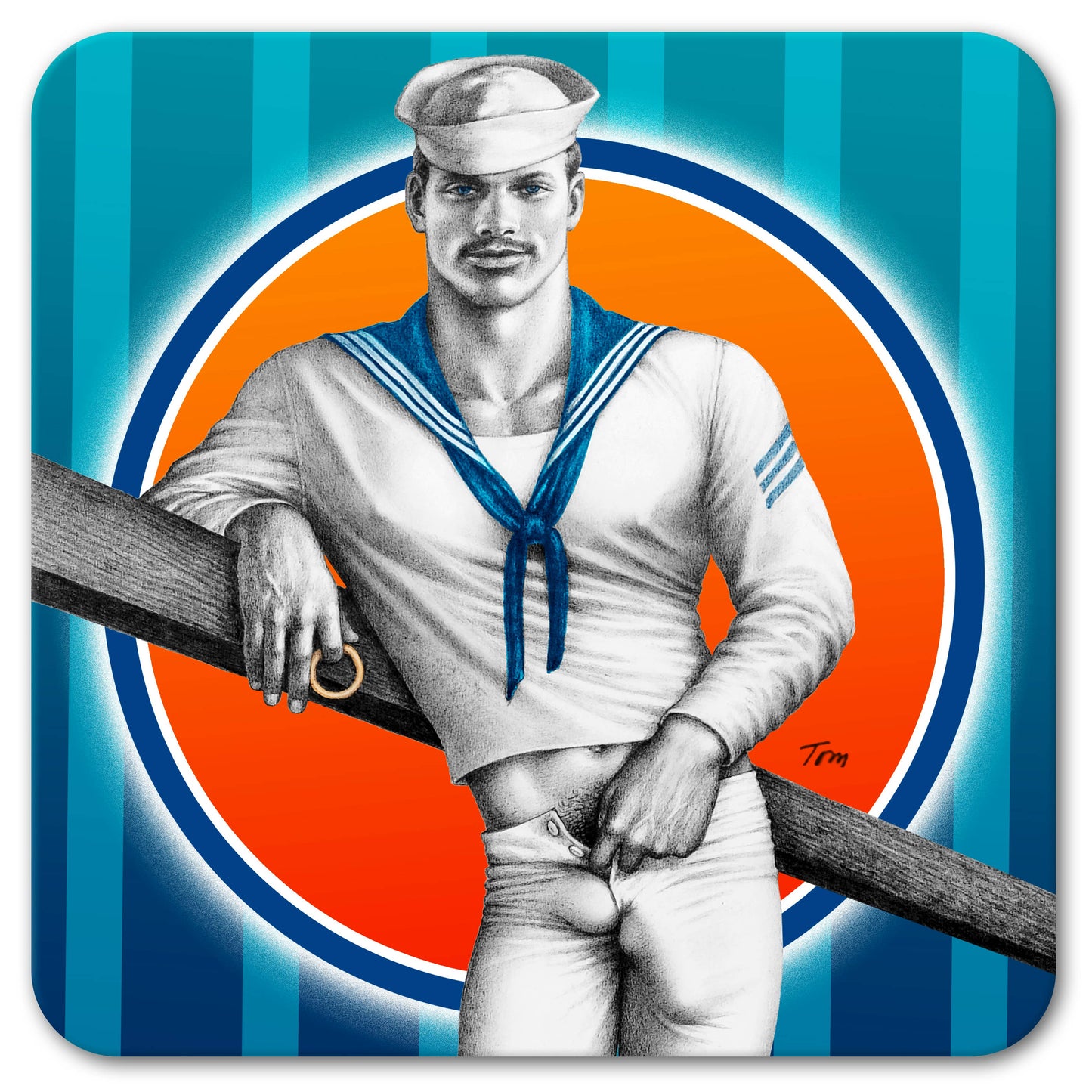 Tom of Finland "Salty Seaman" Coaster