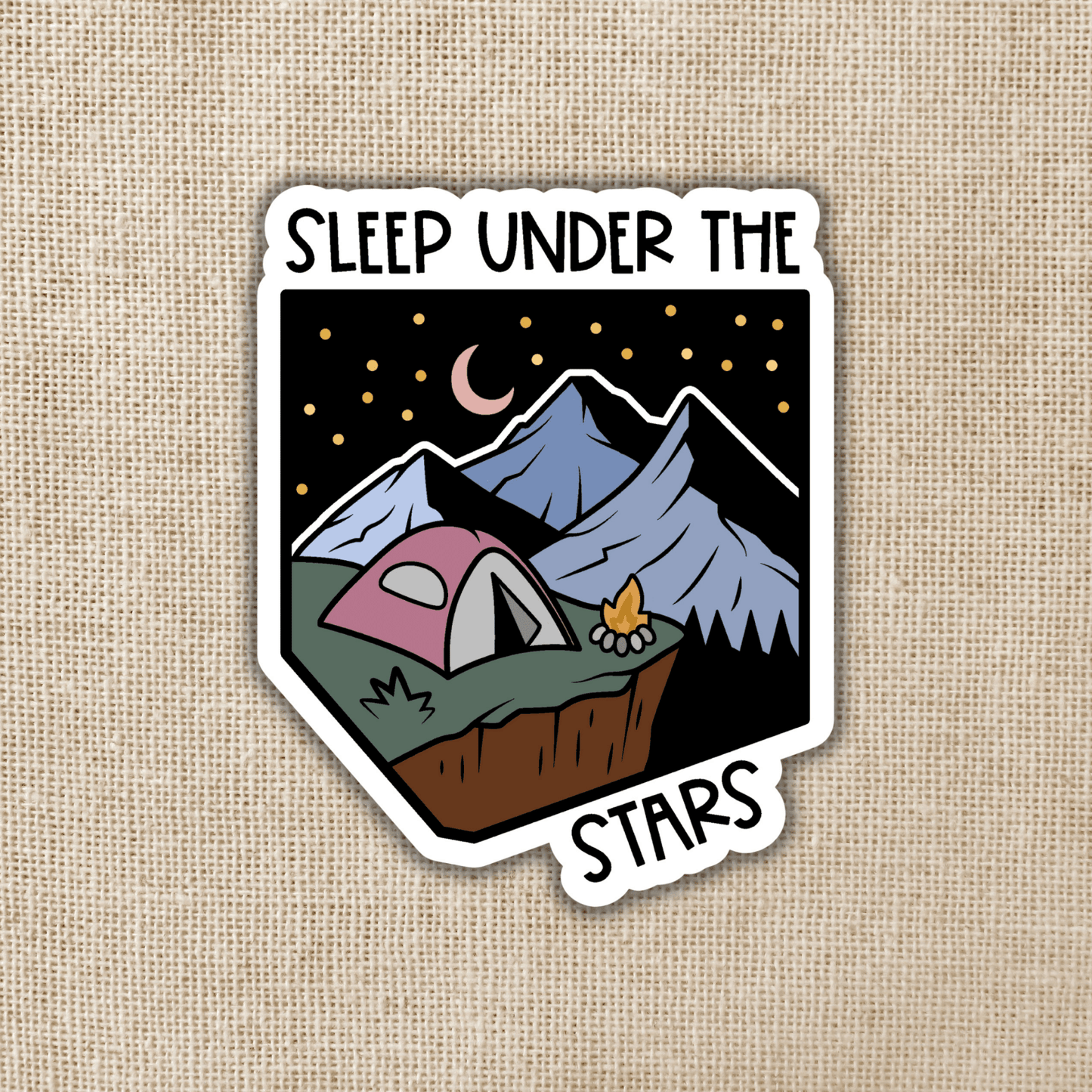 Sleep Under the Stars Sticker, 3-inch