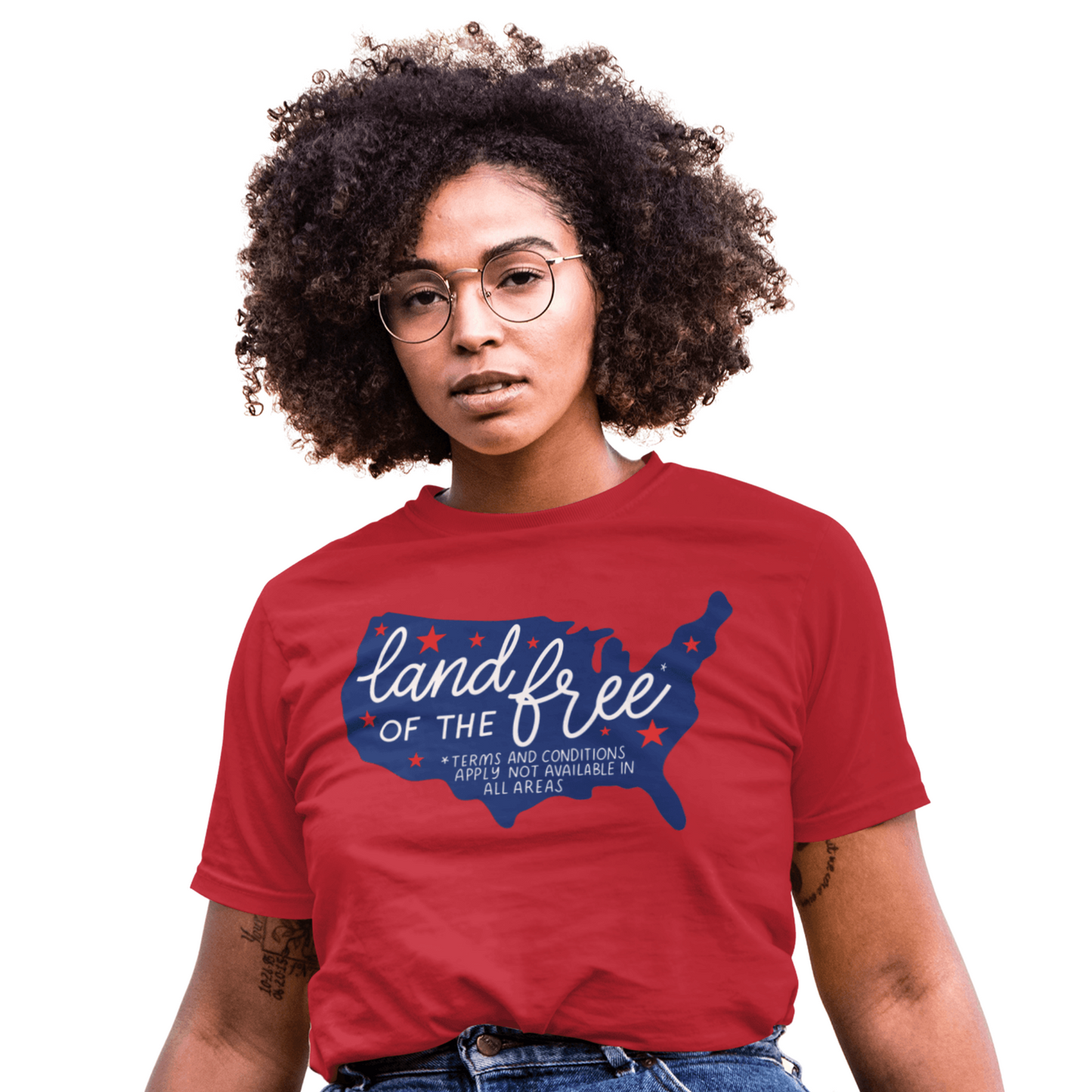 Land of the Free* Terms and Conditions Apply – Graphic Tee