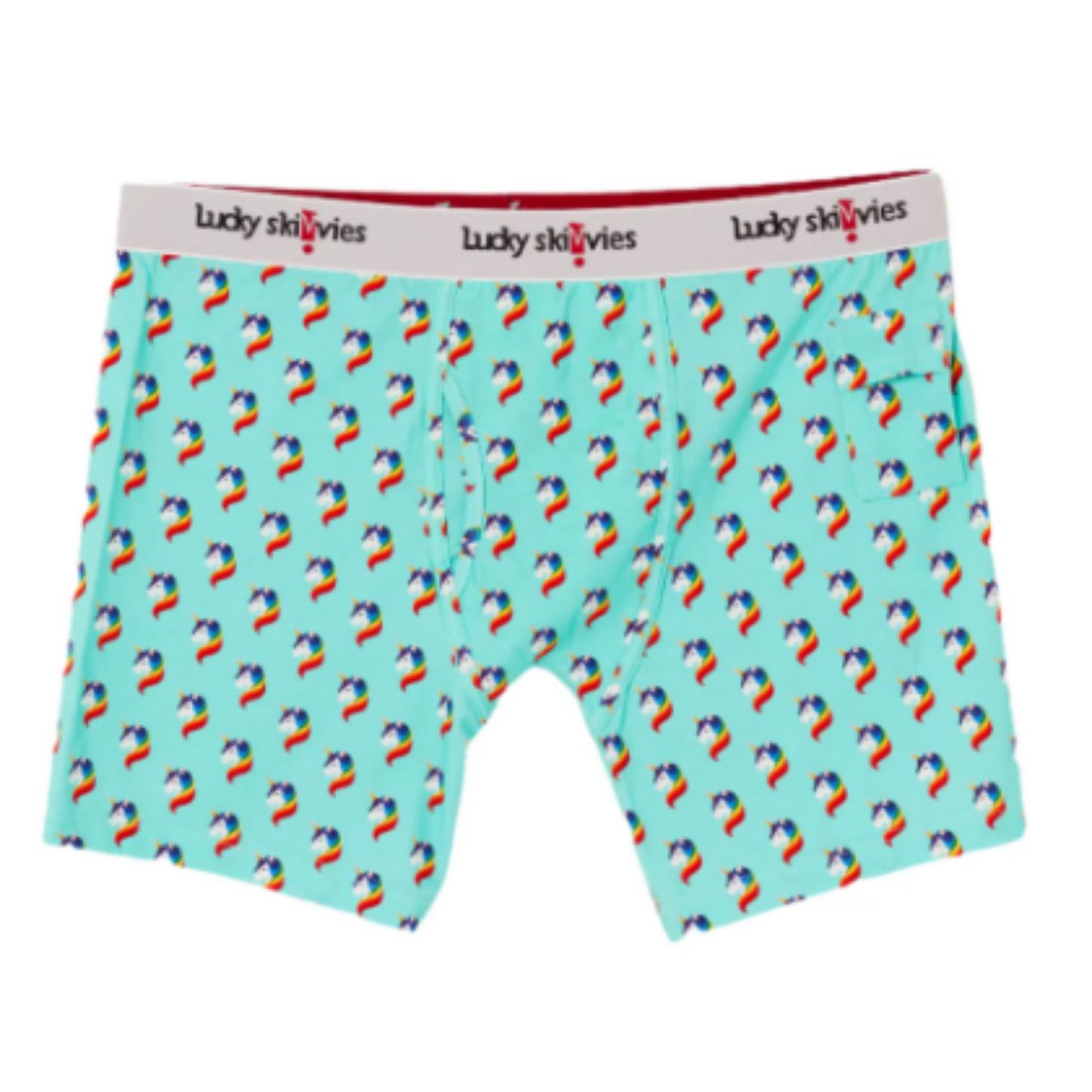 Rainbow Unicorn Gender Neutral Boxer Briefs by Lucky Skivvies – Queer  Collective