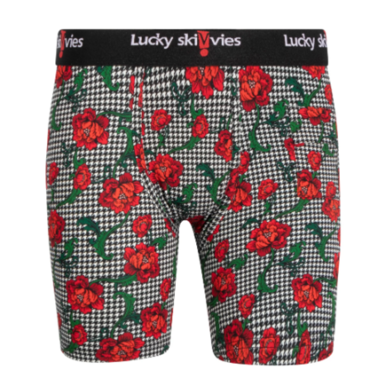 Roses in Harlem Gender Neutral Boxer Briefs by Lucky Skivvies