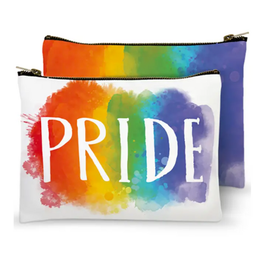 Pride Watercolor Zippered Bag