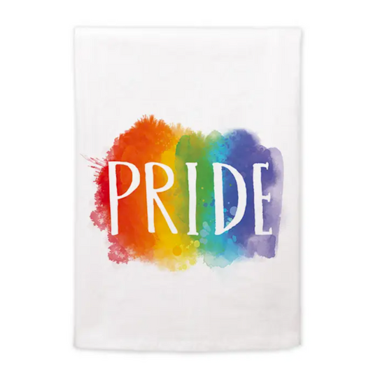 Pride Watercolor Flour Sack Towel