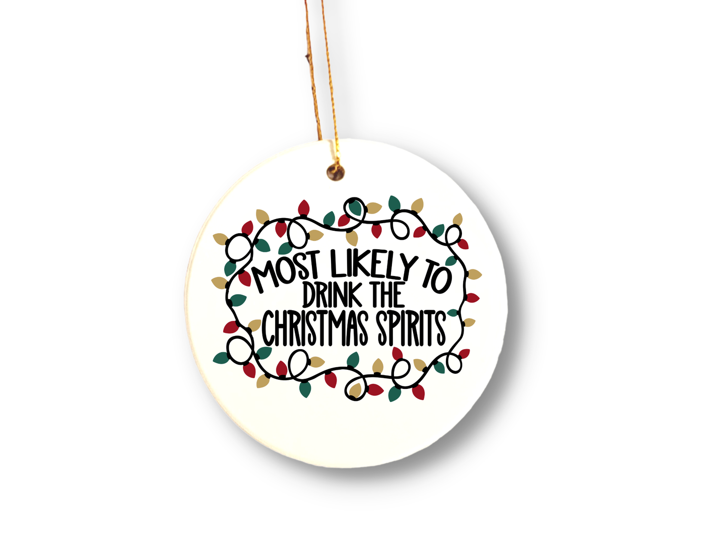 Drink Spirits Ornament