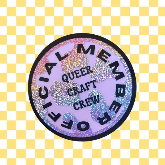 Queer Craft Crew Sticker