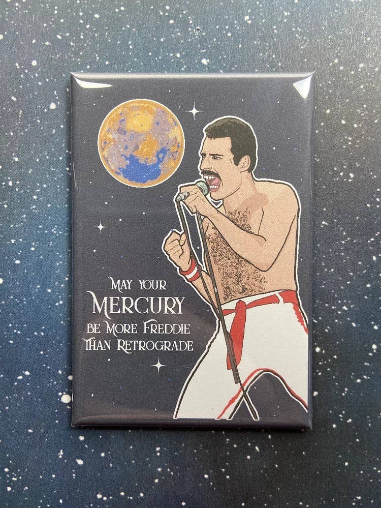 “Freddie Mercury Retrograde” Souvenir Magnet