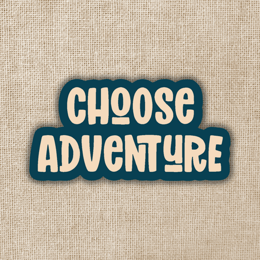 Choose Adventure Sticker, 3-inch