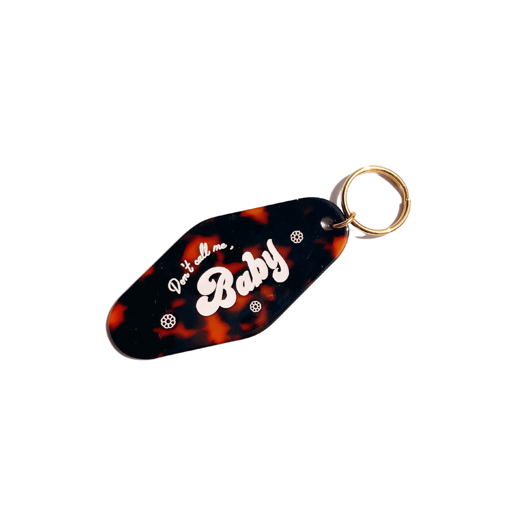 Don't Call Me Baby Motel Tag Keychain - QBoutiqueOKC