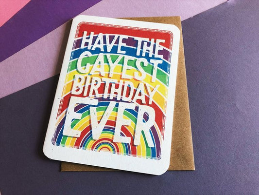 Gayest Birthday Ever Card - QBoutiqueOKC