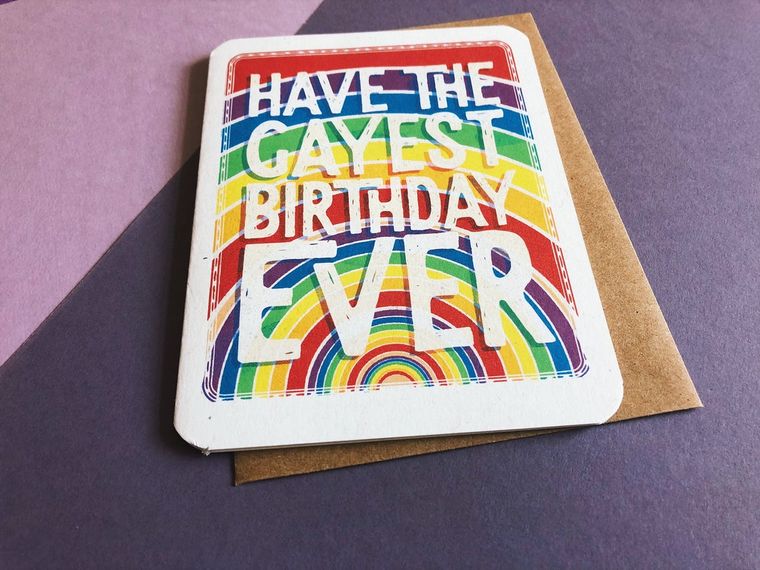 Gayest Birthday Ever Card - QBoutiqueOKC