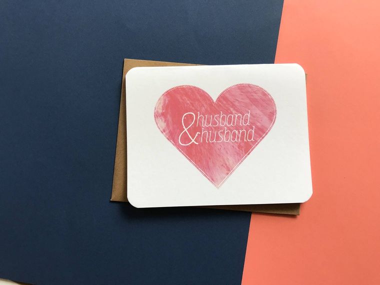 Husband & Husband Gay Marriage Card - QBoutiqueOKC