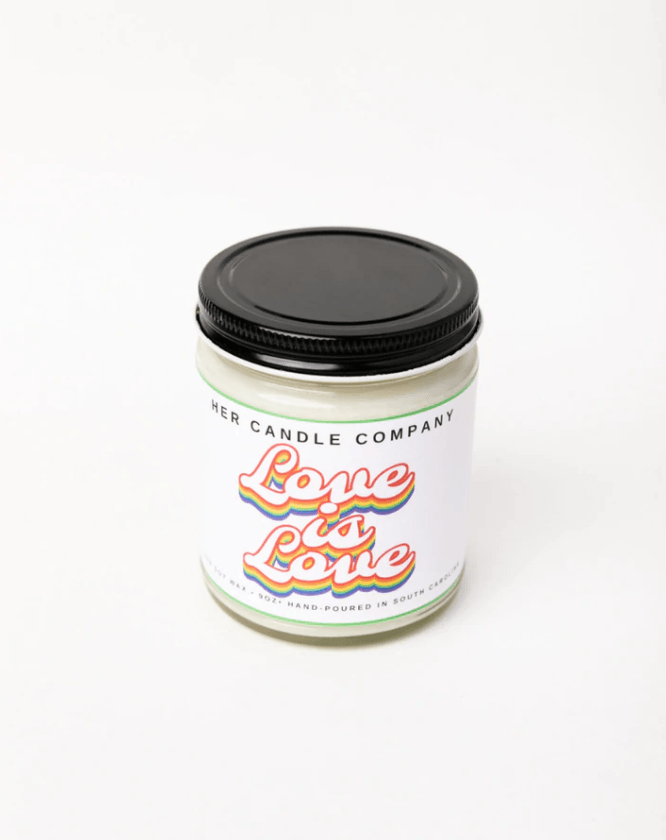 Love is Love Candle - QBoutiqueOKC