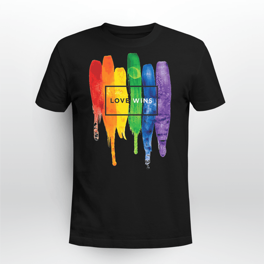 Love Wins Rainbow Shirt - QBoutiqueOKC