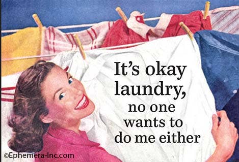 Magnet-It's Okay laundry, no one wants to do me either. - QBoutiqueOKC