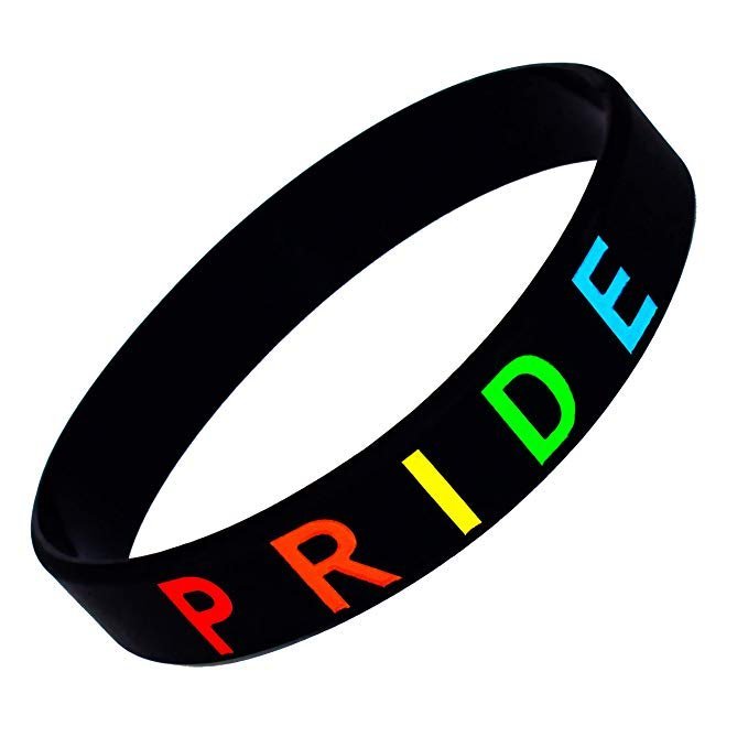 Silicone Pride Bracelet - QBoutiqueOKC