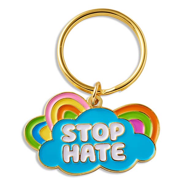 Stop Hate Key Chain - QBoutiqueOKC