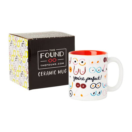 You’re Perfect Boobs Coffee Mug - QBoutiqueOKC